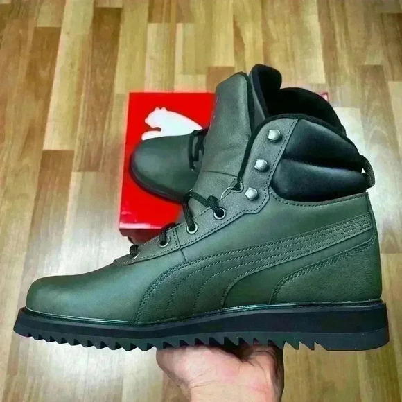 💰HUGE CLEARANCE SALE 💰 Puma Desierto v2 Mens Leather Boots Size  10.5 - Picture 3 of 13
